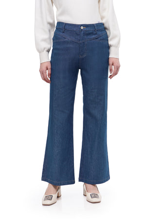 Geneva Denim Pants - Classic Blue