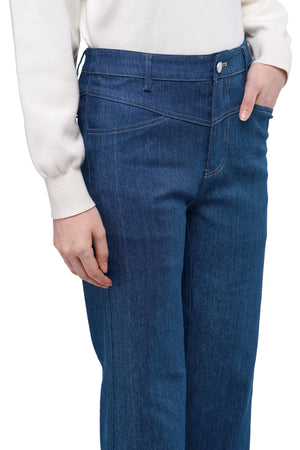 Geneva Denim Pants - Classic Blue