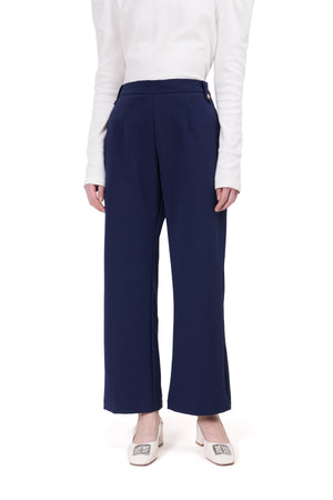 Gania Bootcut Pants - Navy