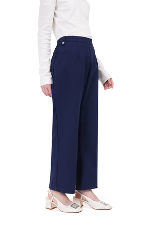 Gania Bootcut Pants - Navy