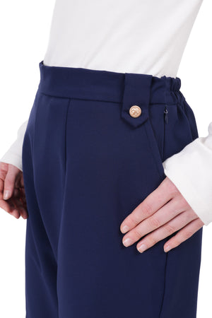 Gania Bootcut Pants - Navy