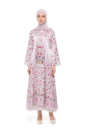 Gardenia Eid Loose Dress - Pink