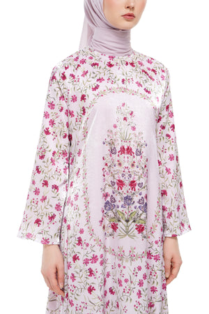Gardenia Eid Loose Dress - Pink