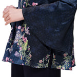 Gardenia Eid Puffy Blouse - Midnight Blue