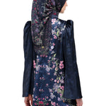 Gardenia Eid Puffy Blouse - Midnight Blue