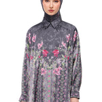 Gardenia Eid Shirt - Dark Grey