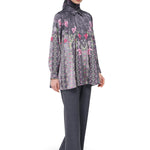 Gardenia Eid Shirt - Dark Grey
