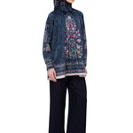 Gardenia Eid Shirt - Navy