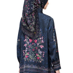 Gardenia Eid Shirt - Navy