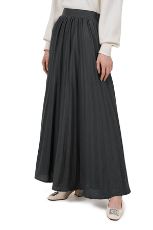 Ginerva Pleats Skirt - Black