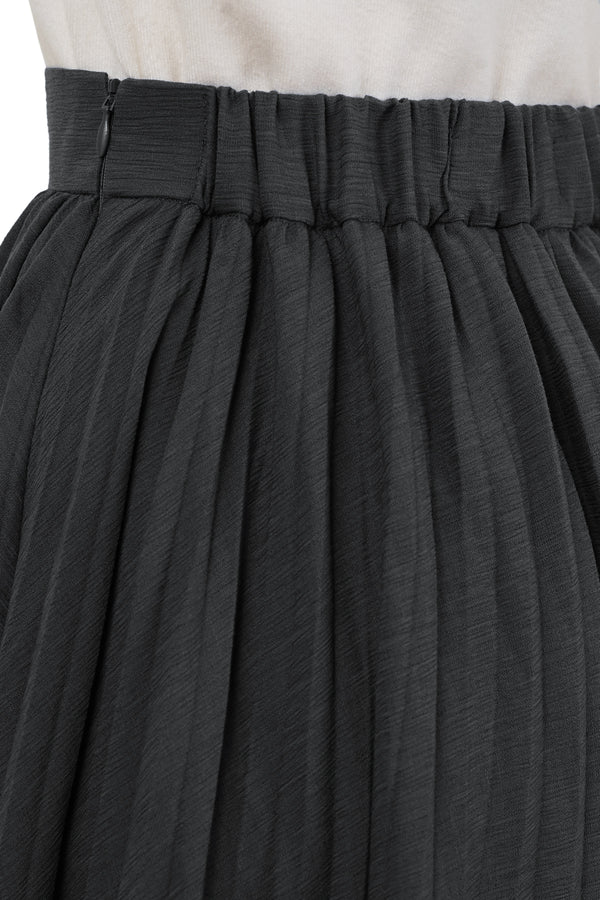 Ginerva Pleats Skirt - Black - Nada Puspita