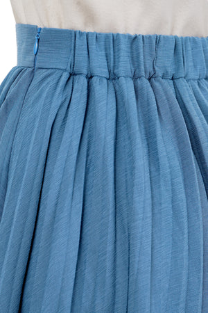 Ginerva Pleats Skirt - Blue
