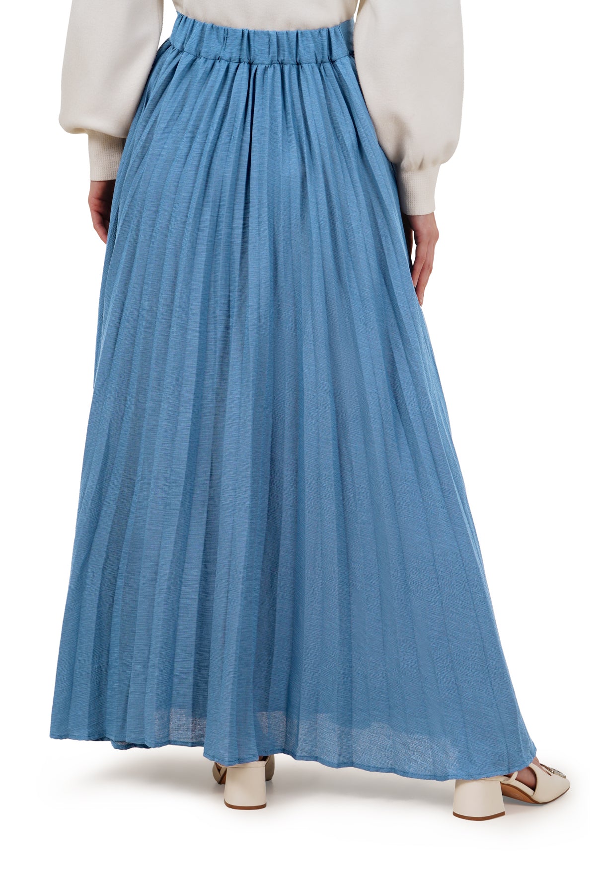 Ginerva Pleats Skirt - Blue