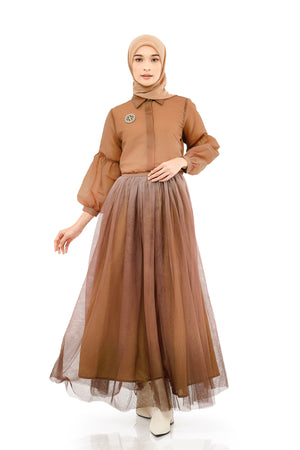 Gradient Skirt - Brown