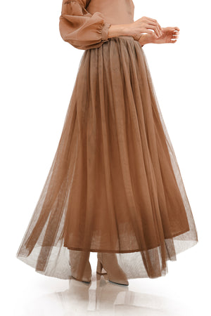 Gradient Skirt - Brown