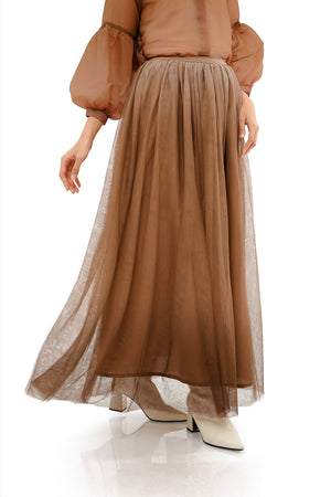 Gradient Skirt - Brown