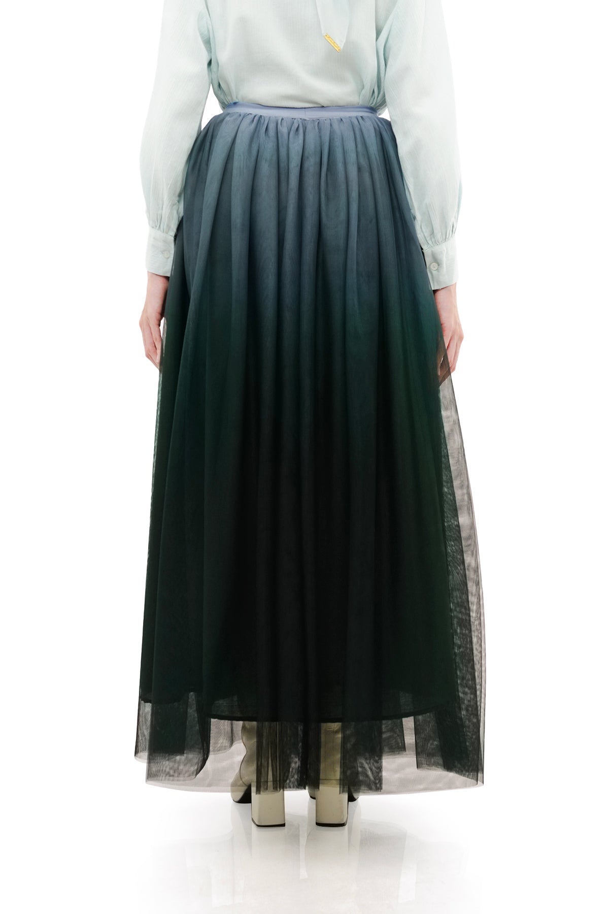 Gradient Skirt - Green - Nada Puspita