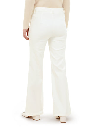 Gwen Bootcut Pants - White