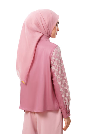 Hanami Crop Shirt - Pink