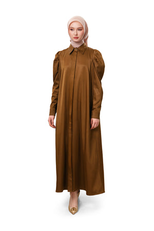 Hanum Maxi Dress - Brown