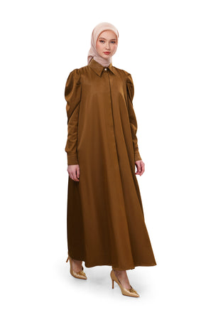 Hanum Maxi Dress - Brown