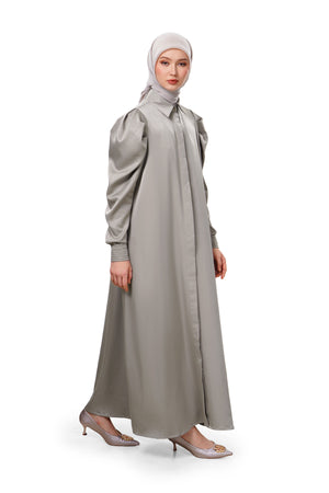 Hanum Maxi Dress - Light Grey