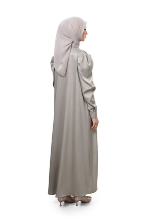 Hanum Maxi Dress - Light Grey