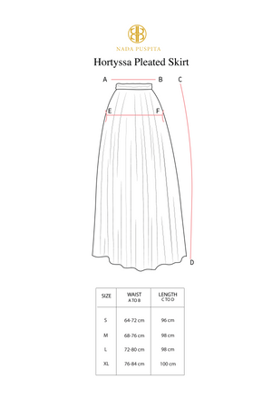 Hortyssa Pleated Skirt - Khaki