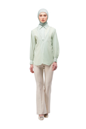 Hela Lace Shirt- Stone