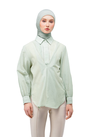 Hela Lace Shirt- Stone