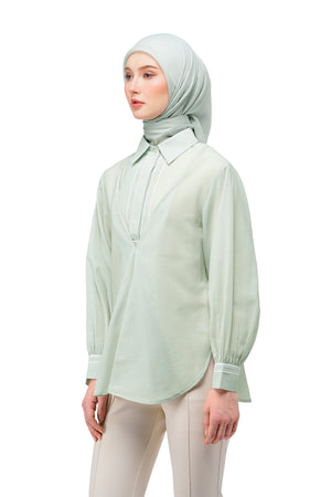Hela Lace Shirt- Stone
