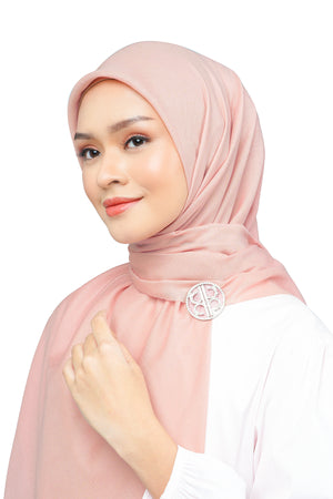 Nada Voile Scarf Large - Dusty Pink