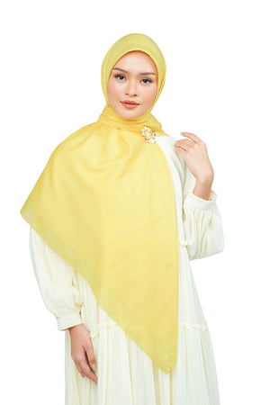 Nada Voile Scarf Large - Popcorn