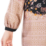 Ikat Blossom Shirt - Black