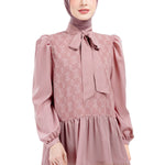 Intertwined Bow Blouse - Pink