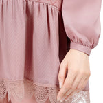 Intertwined Bow Blouse - Pink