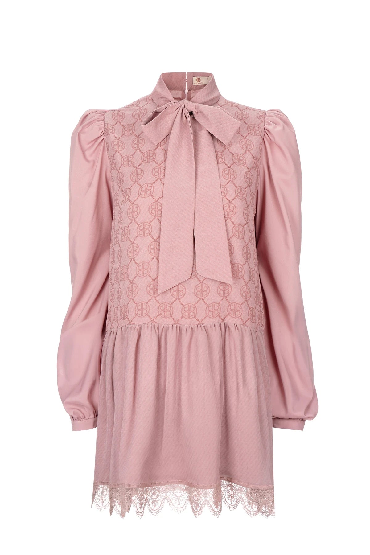 Intertwined Bow Blouse - Pink