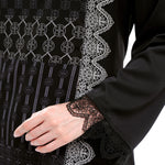 Intertwined Lace Tunic - Black