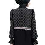 Intertwined Layered Shirt - Black