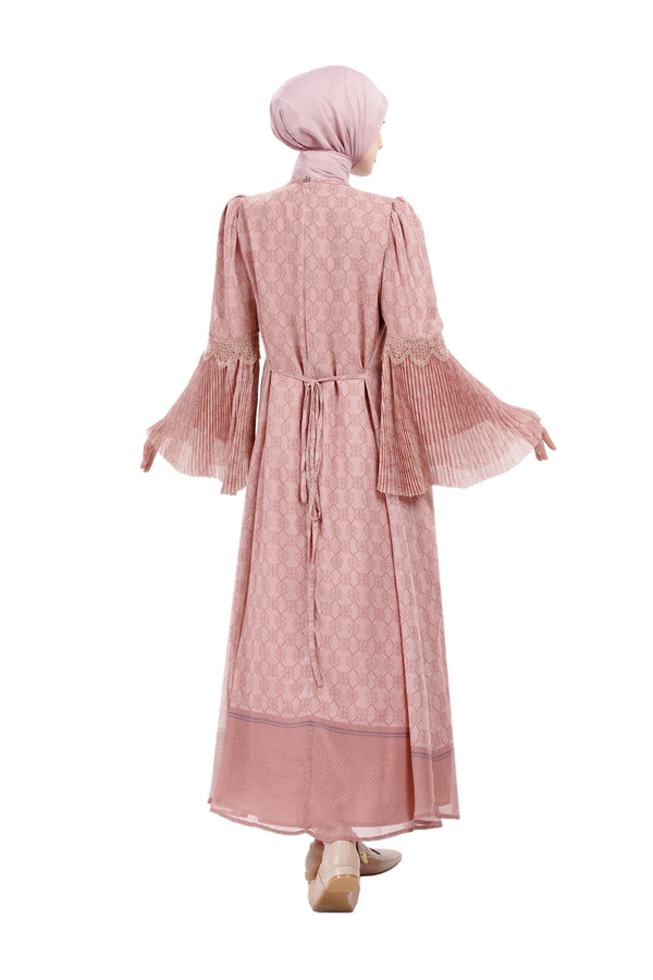 Intertwined Loose Dress - Pink