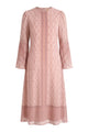 Intertwined Loose Dress - Pink