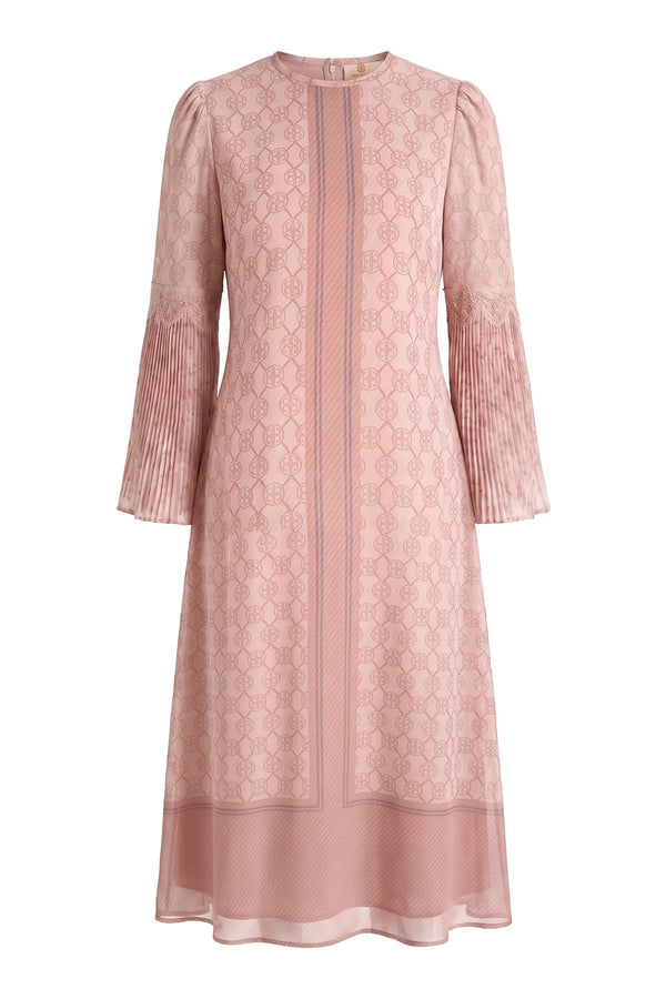Intertwined Loose Dress - Pink