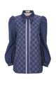 Intertwined Puffed Shirt - Blue