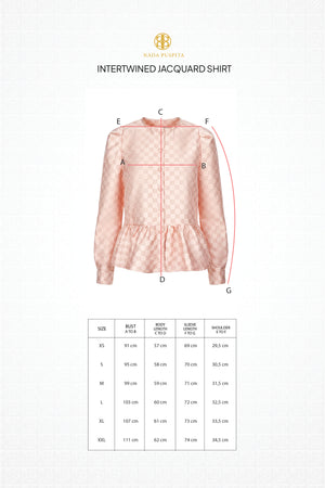 Intertwined Jacquard Shirt - Pink