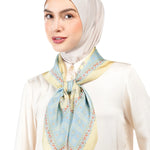 Ikat Blossom Multiway Satin Scarf - Jumputan