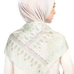 Ikat Blossom Multiway Satin Scarf - Songket