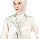 Ikat Blossom Multiway Satin Scarf - Songket