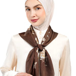 Ikat Blossom Multiway Satin Scarf - Tapis