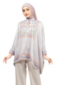 Ikat Harmony Batwing Top - Pink