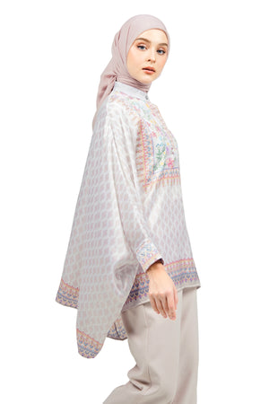 Ikat Harmony Batwing Top - Pink